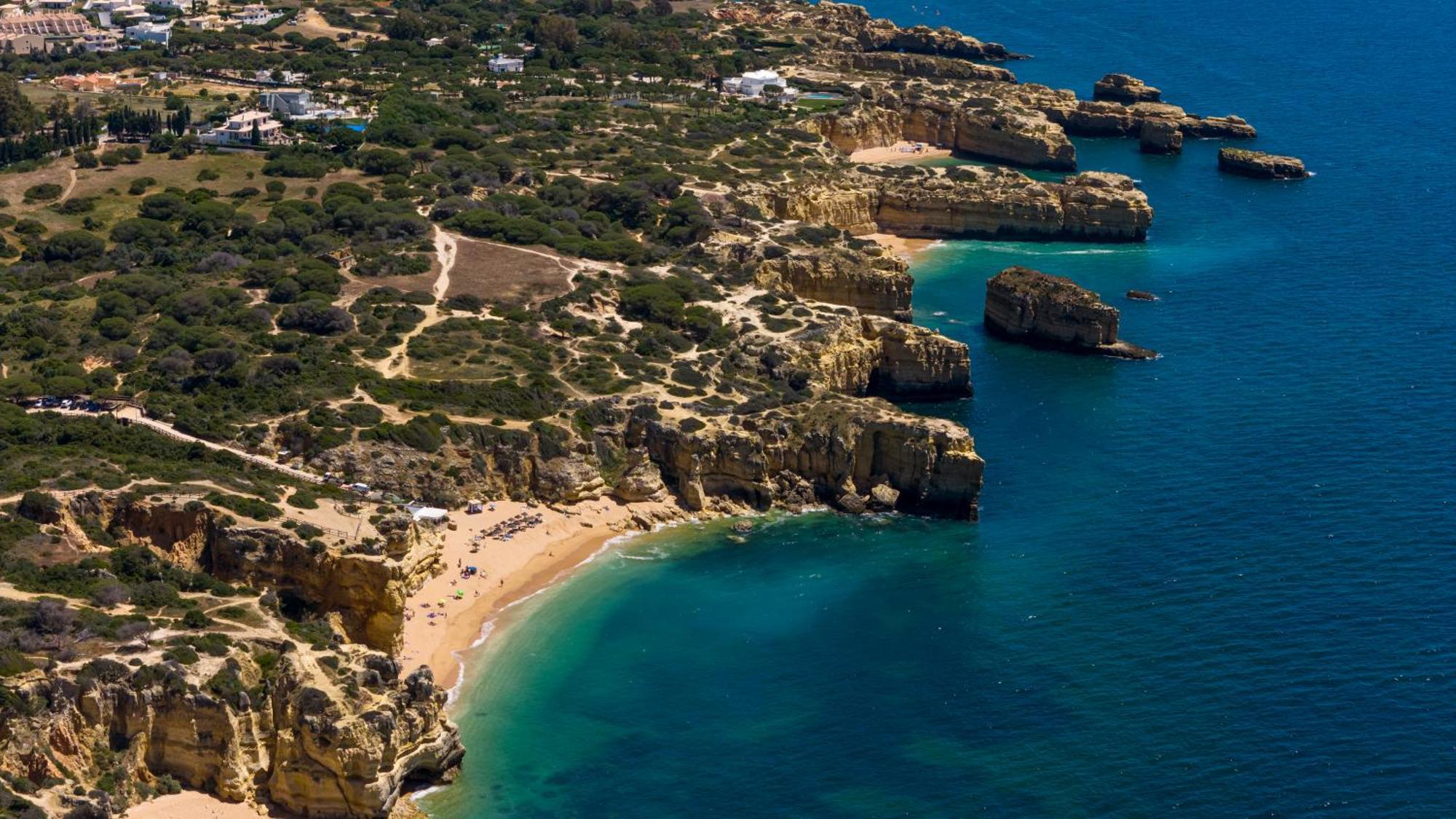 Apartamento No Condominio Baia Village Com Piscina Albufeira Exteriér fotografie